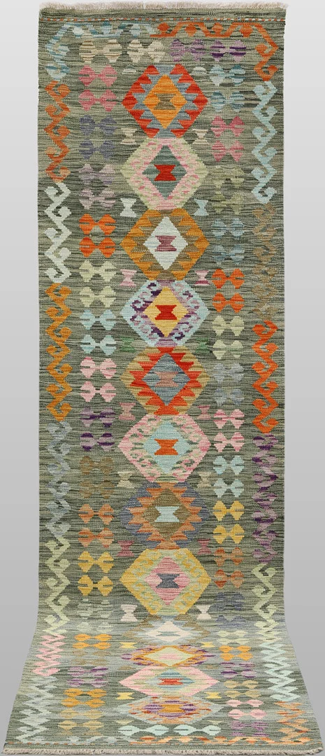 ORIENTMATTA. Kelim klassisk design, gallerimodell, 310 x 84 cm. — Oriental — Gomér & Andersson Linköping
