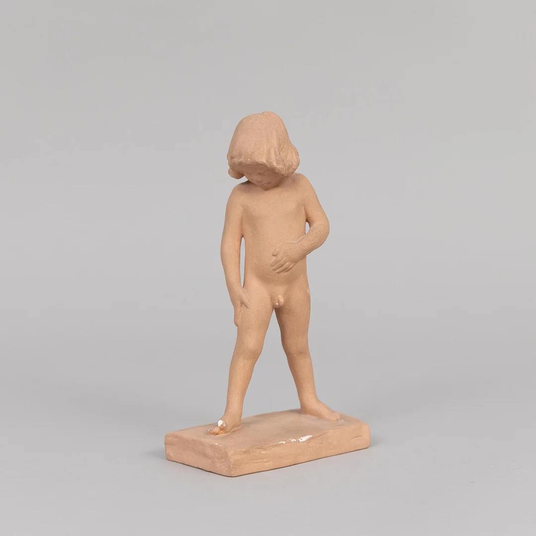 CHRISTIAN ERIKSSON EFTER. skulptur, gips, signerad i gods. — Sculptures & Bronzes — Garpenhus Auktioner