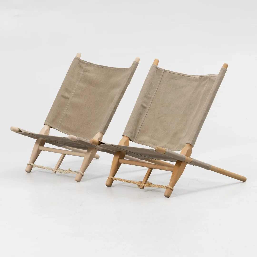 Ole Gjerløv-Knudsen, safaristolar "OGK", ett par, Skovshoved Møbelfabrik, Danmark. — Design/Möbler — Bukowskis