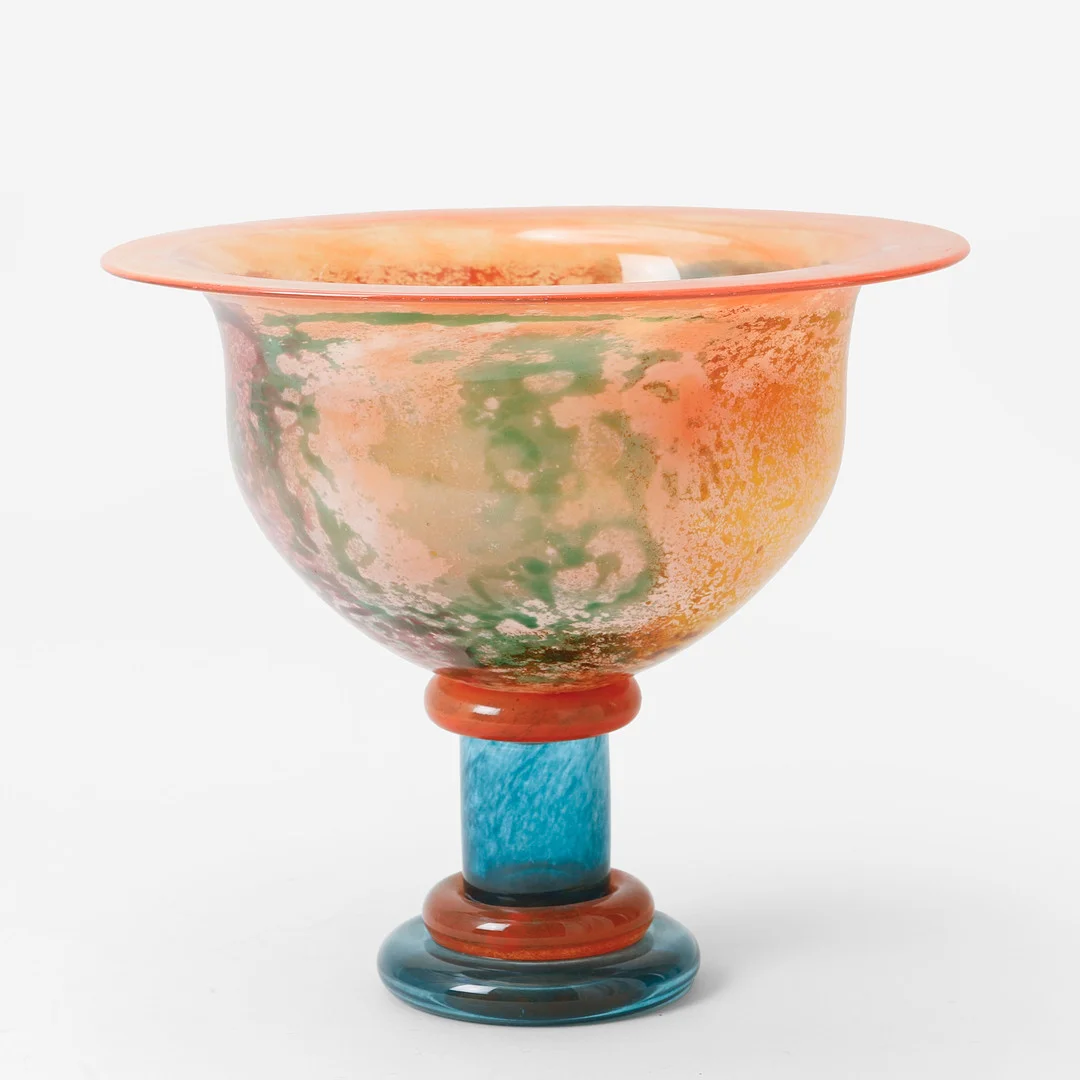 KJELL ENGMAN. Skål på fot, glas, ur serien "Cancan" Kosta Boda. — Utility glass — Göteborgs Auktionsverk