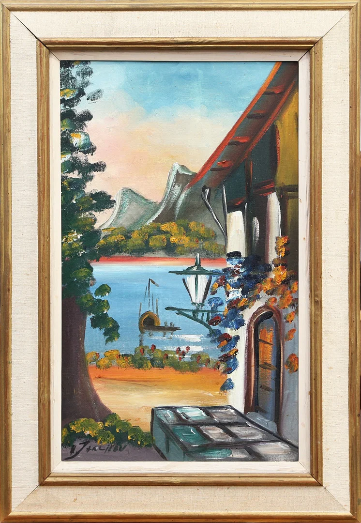 HARTVIG JARLHOV. OLJA, på duk, signerad. — Paintings — Kalmar Auktionsverk