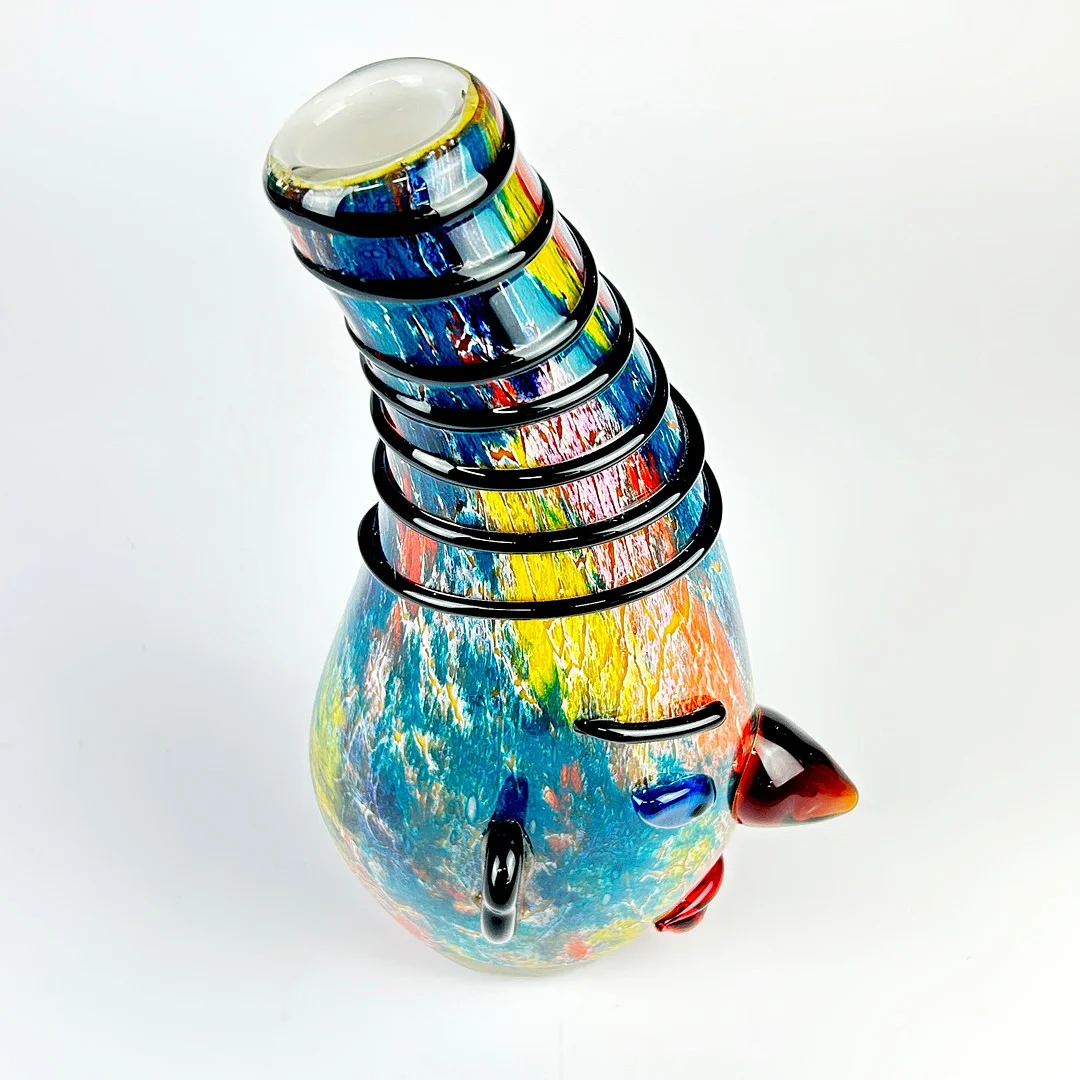 MURANO STYLE GLASS VASE. — Art glass — Chalkwell Auctions