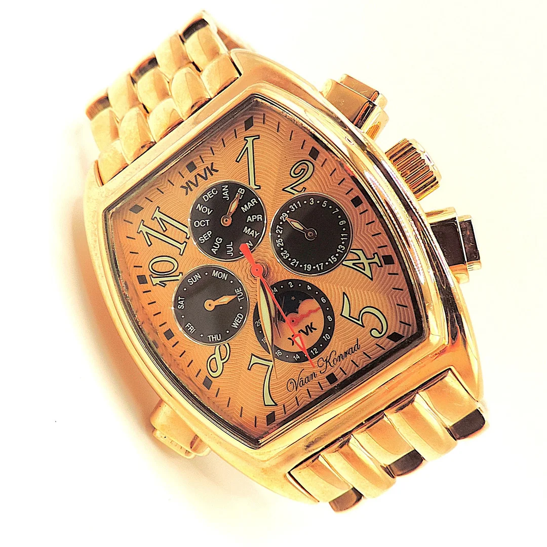 VAAN KONRAD KVVK AUTOMATIC CHRONOGRAPH BRACELET WATCH. — Wristwatches — Chalkwell Auctions
