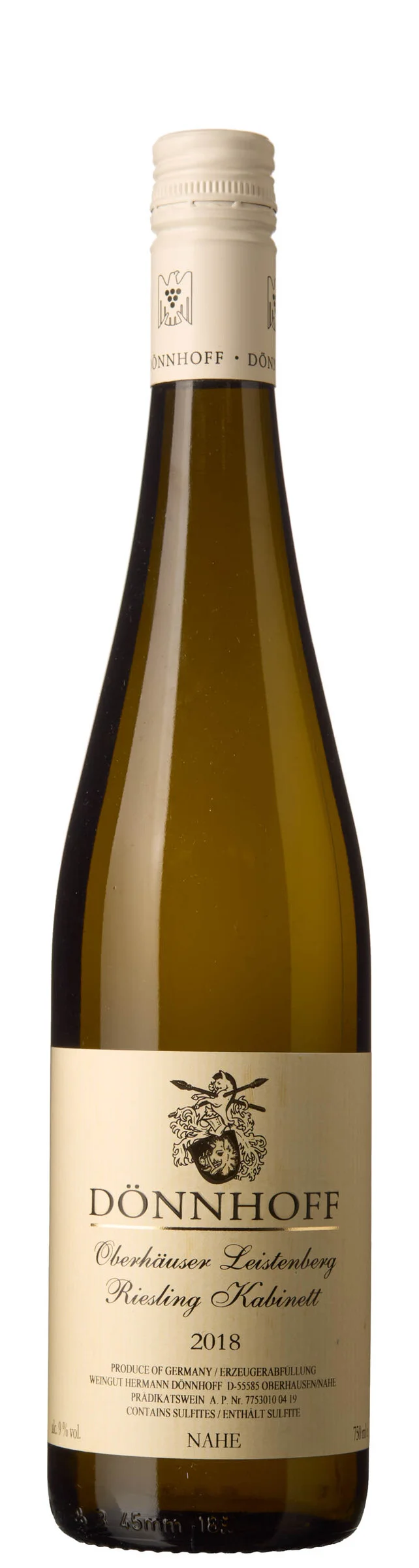 1 x Oberhäuser Leistenberg Riesling Kabinett 2018, Dönnhoff — 1 x Oberhäuser Leistenberg Riesling Kabinett 2018, Dönnhoff — Vin/Vin — Blomqvist