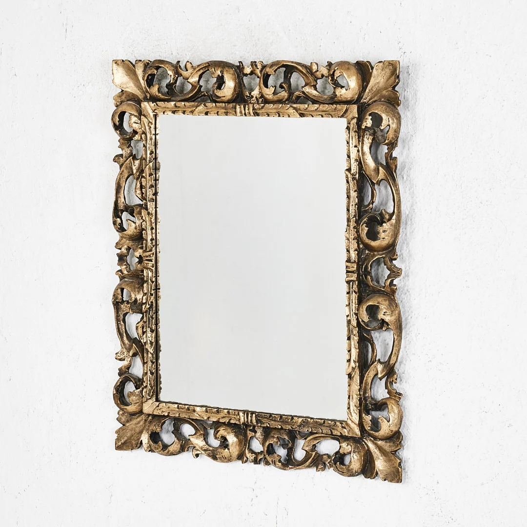 SPEGEL, 1900-tal, barockstil, skuren dekor, förgylld. — Mirrors — Stockholms Auktionsverk Magasin 5