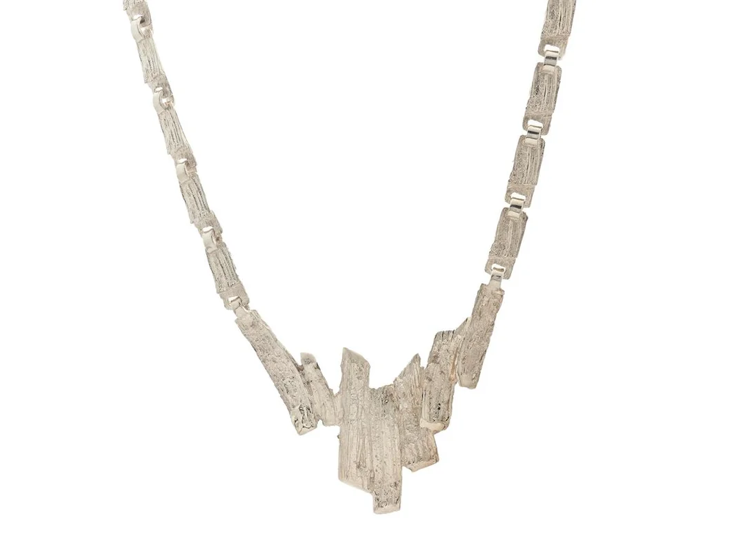 COLLIER, sterlingsilver, längd 41,5 cm, vikt ca 40,6 g, — Smycken/Collier — Kaplans