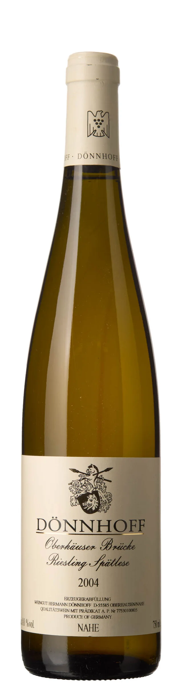 1 x Oberhäuser Brücke Riesling Spätlese 2004, Dönnhoff — 1 x Oberhäuser Brücke Riesling Spätlese 2004, Dönnhoff — Vin/Vin — Blomqvist