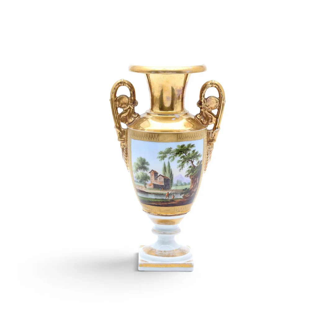 Empire style porcelain vase, 19th Century. — European — Balclis