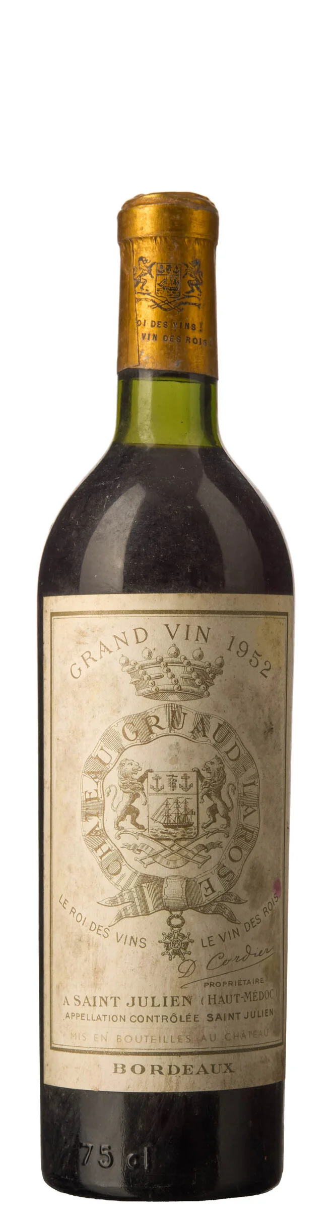 1 x Chateau Gruaud Larose 1952 — 1 x Chateau Gruaud Larose 1952 — Vin/Vin — Blomqvist