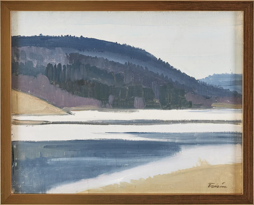 VERA FRISÉN. Speglingar i sjö. — Paintings — Stockholms Auktionsverk Magasin 5