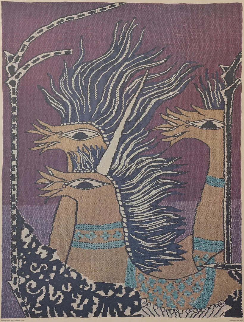MAX WALTER SVANBERG. "Hjulspår", offsettryck, osignerad. — Engravings & Prints — Garpenhus Auktioner