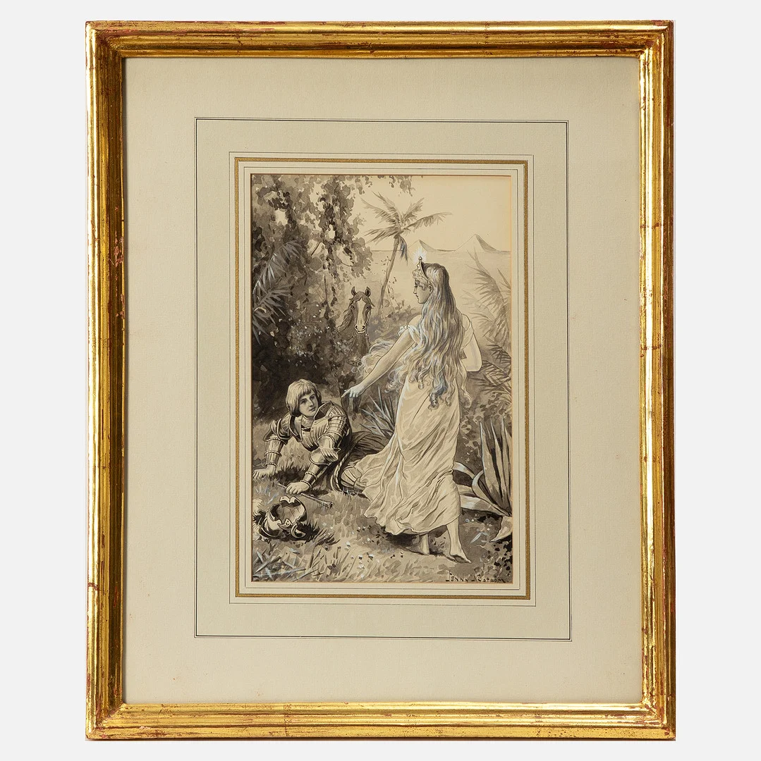 JENNY NYSTRÖM. Figurscen. — Paintings — Stockholms Auktionsverk Göteborg