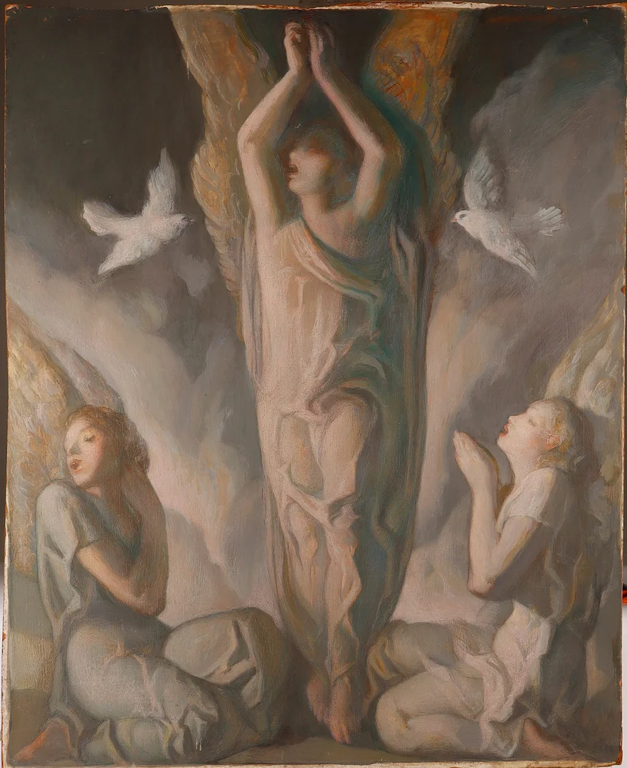 VICENTE NAVARRO. "Musa de la música". — Paintings — Barcelona Auctions