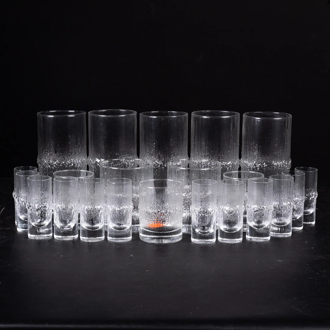 TAPIO WIRKKALA. Servisdelar, 22st, "Niva", Iittala, Finland. — Tableware — Handelslagret Auktionsservice