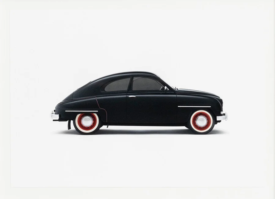 DAWID BJÖRN DAWIDSSON. "Saab", pigment tryck, signerad och daterad, provtryck, 2006. — Photography — Auktionshuset Kolonn