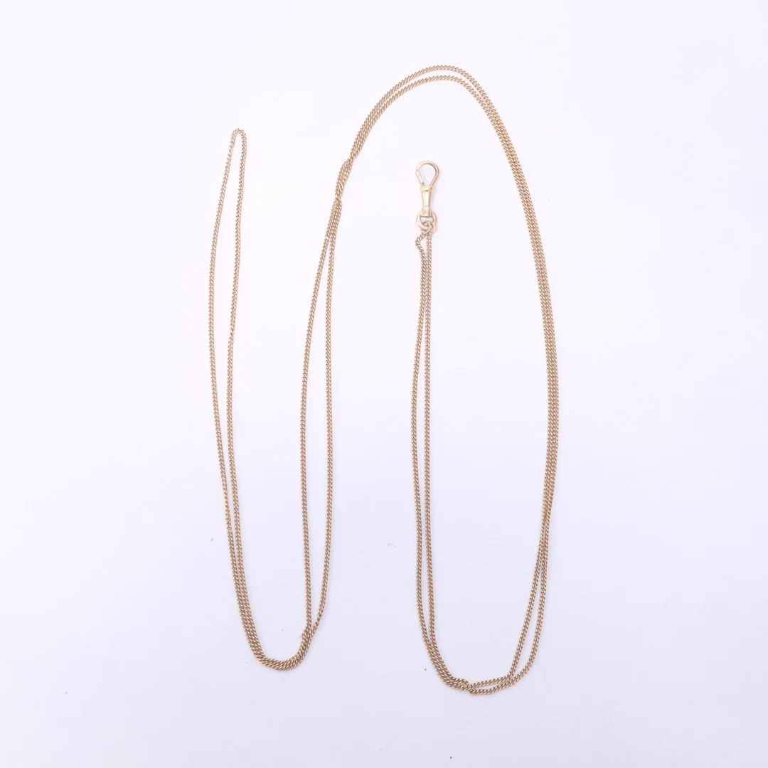KLOCKKEDJA, 18K GULD. — Necklace — Björnssons Auktionskammare