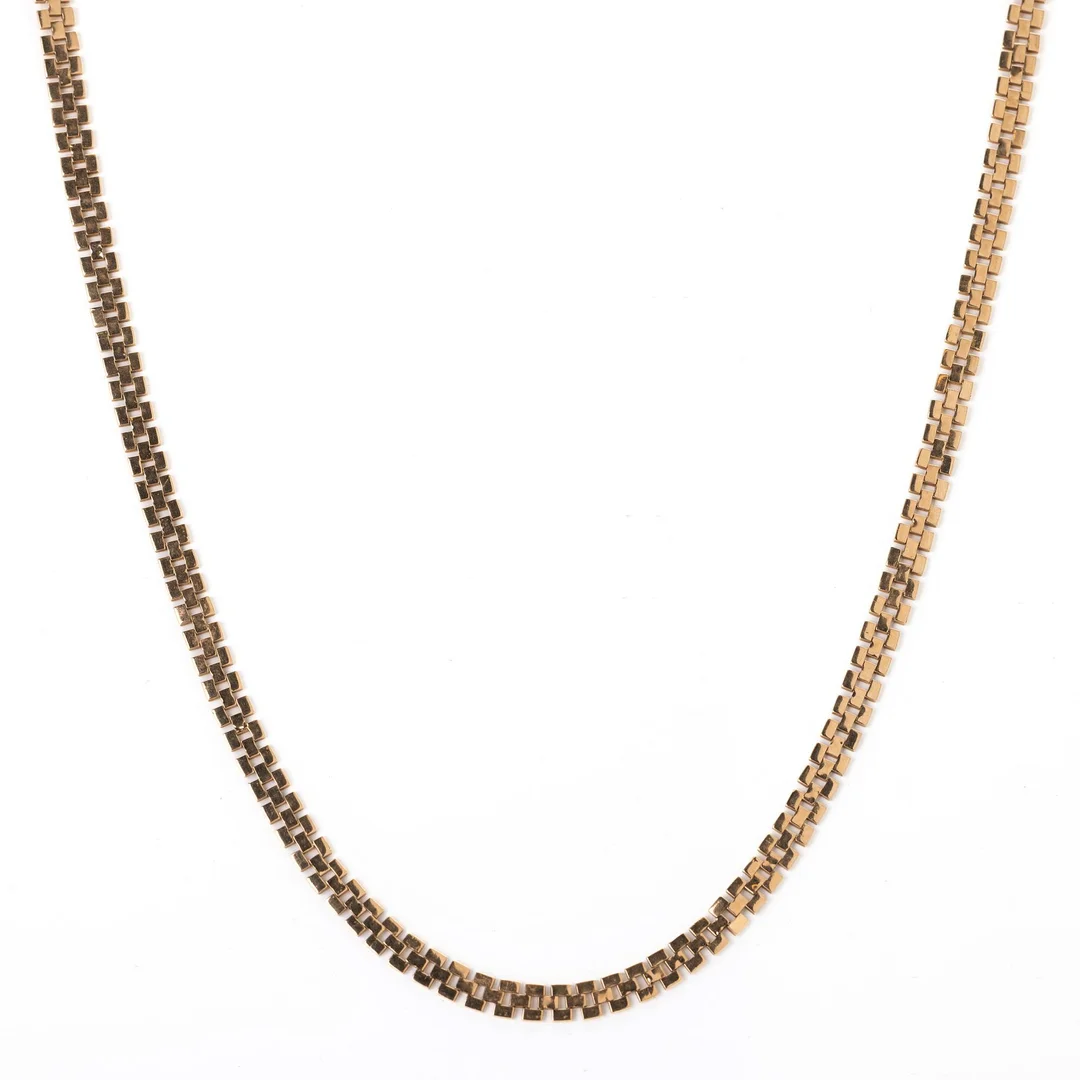 Collier, 18k, korridorlänk. — Smycken/Collier & Hängsmycken — Bukowskis