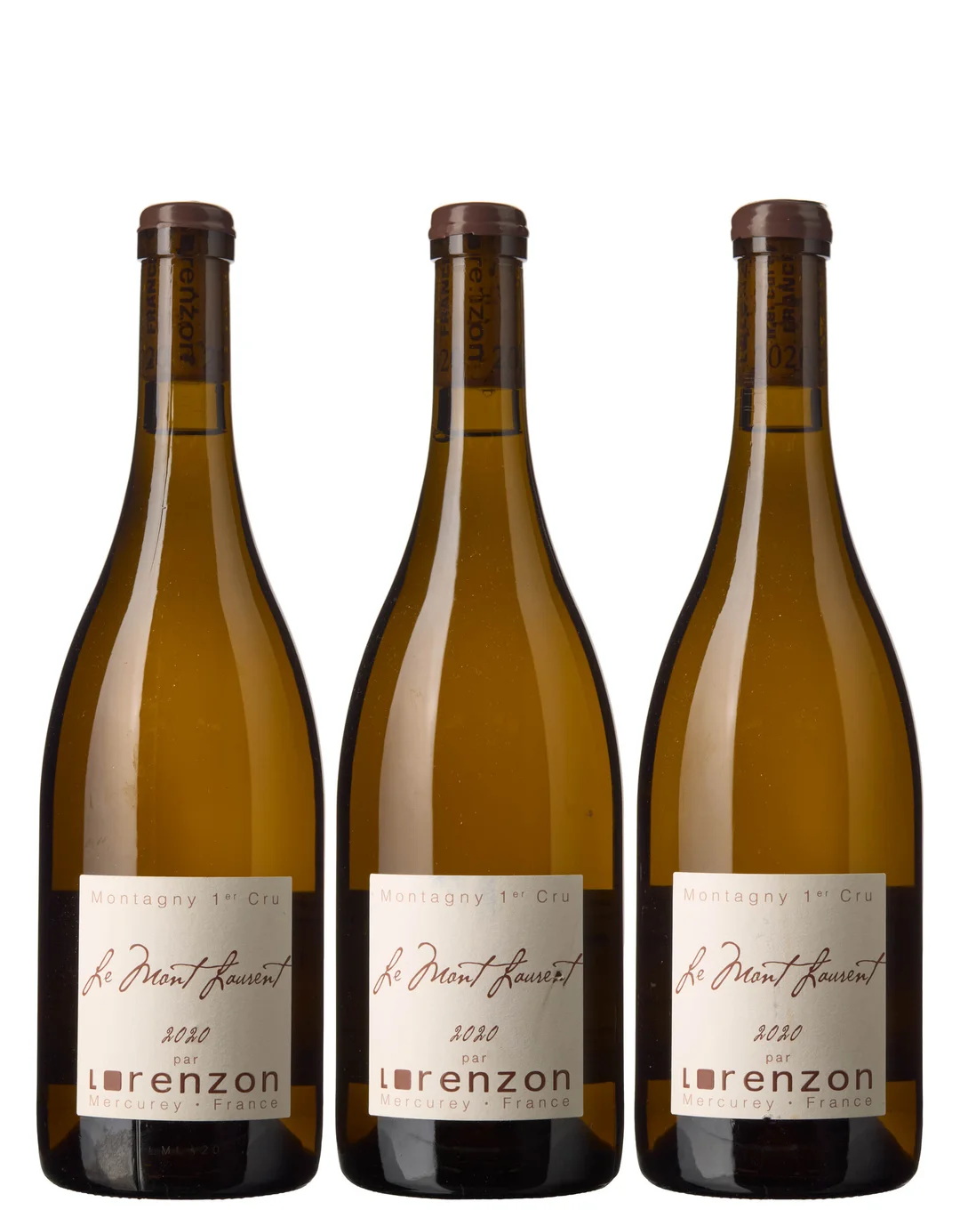 3 x Montagny 1er Cru Le Mont Laurent 2020, Bruno Lorenzon — 3 x Montagny 1er Cru Le Mont Laurent 2020, Bruno Lorenzon — Vin/Vin — Blomqvist