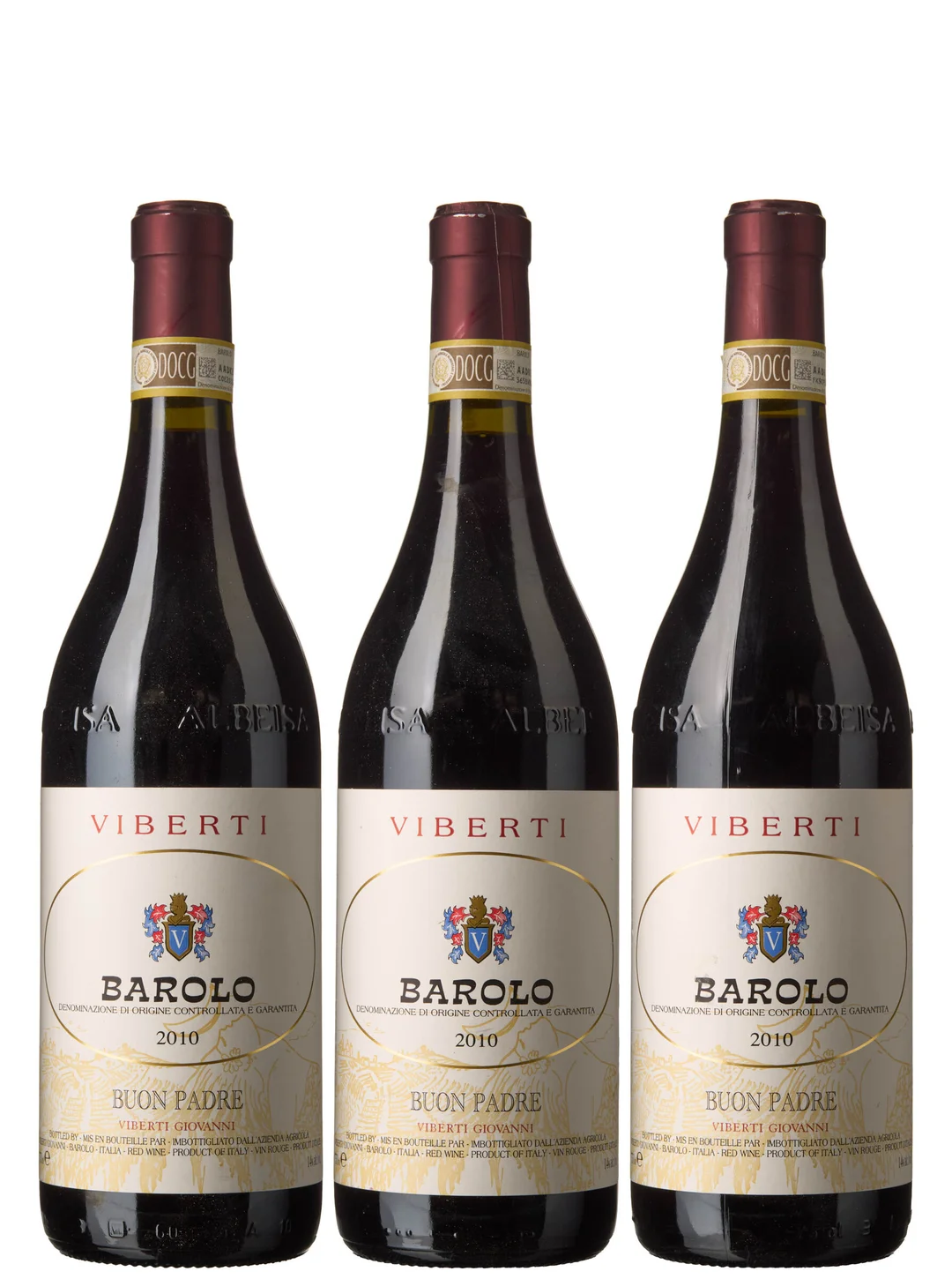 3 x Barolo Buon Padre 2010, Giovanni Viberti — 3 x Barolo Buon Padre 2010, Giovanni Viberti — Vin/Vin — Blomqvist