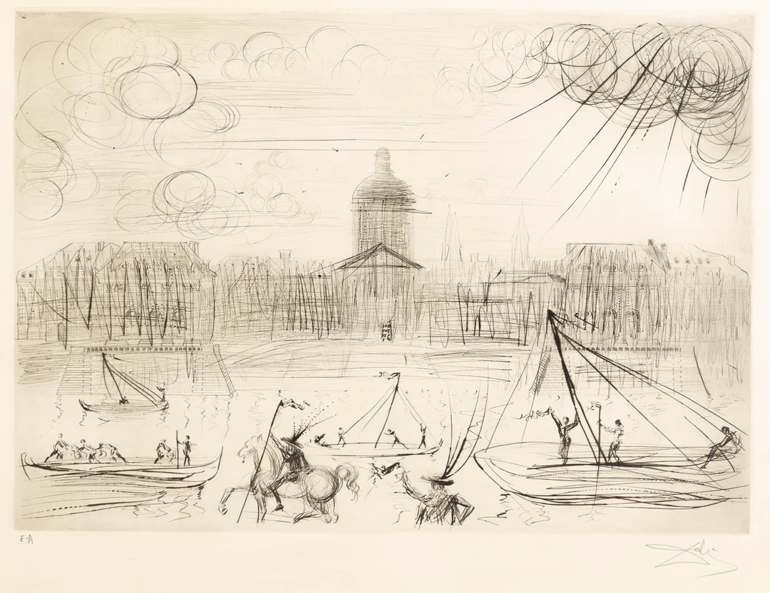 SALVADOR DALI (1904-1989). L'Académie de Paris. — Engravings & Prints — Stockholms Auktionsverk Hamburg