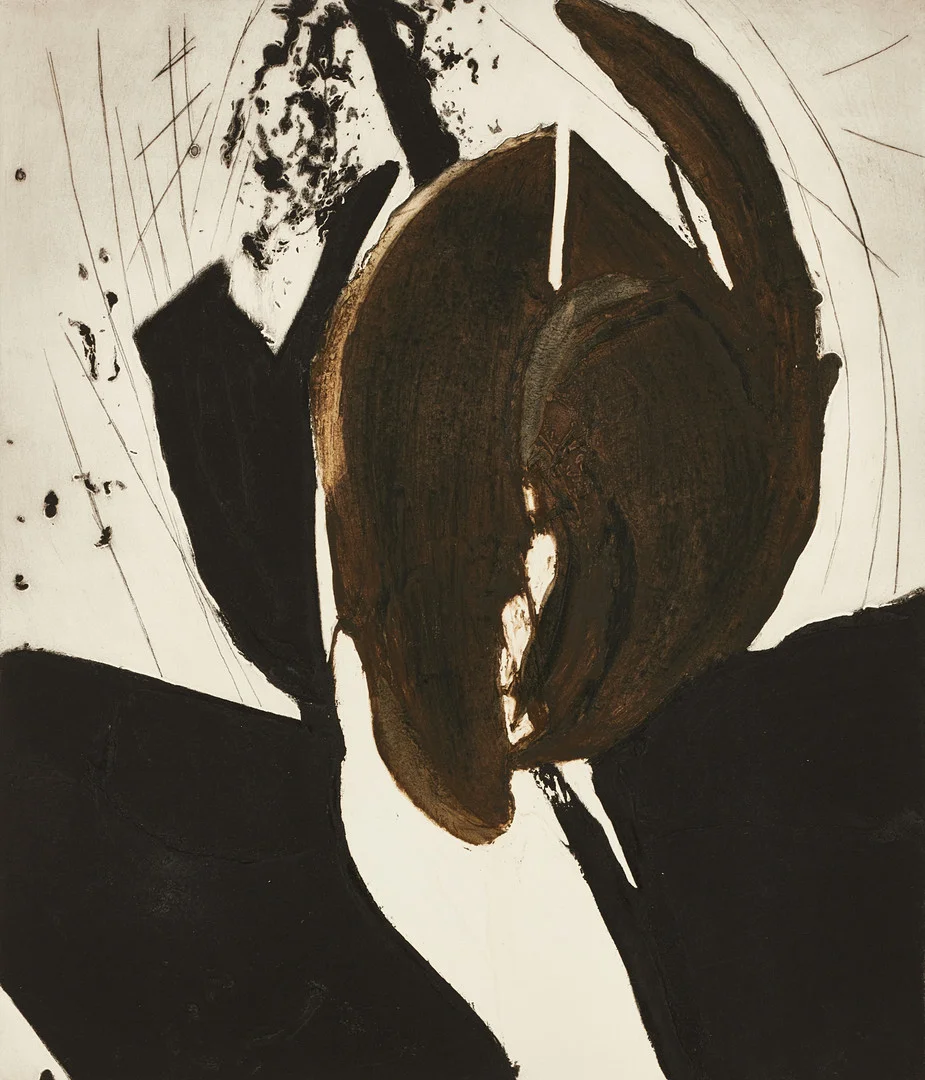 JAN MEYER (1927-1995). "La Coupe", signerad och numrerad 30/99, carborundum. — Engravings & Prints — Crafoord Auktioner Stockholm