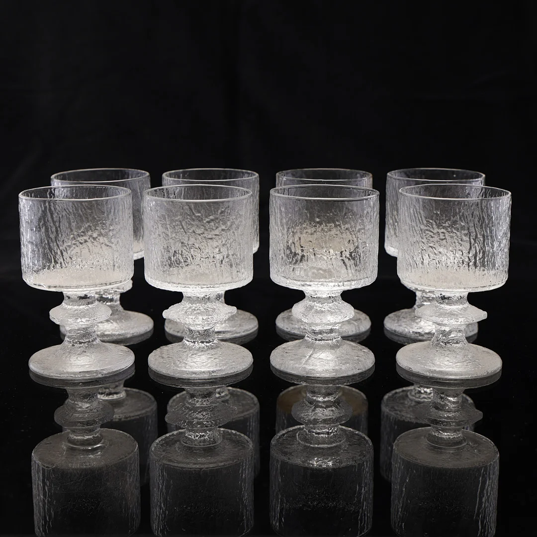 TIMO SARPANEVA. "Senator", vitvinsglas, 8 st. — Utility glass — Auktionsbyrån Varberg
