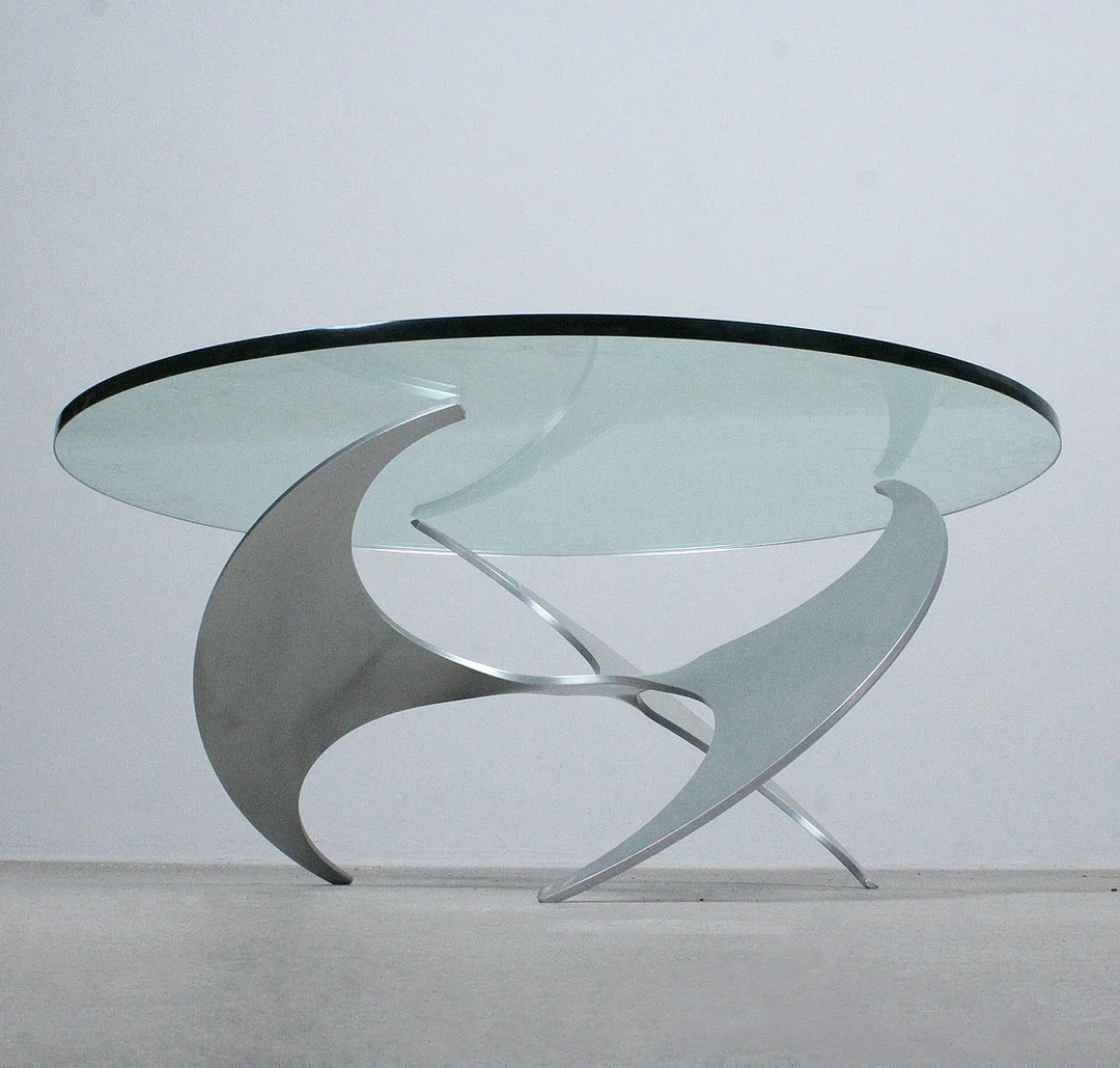 Couchtisch/Coffee Table von Knut Hesterberg, Ronald Schmitt, Modell: Propeller', 1960er Jahre. — Tables — Stockholms Auktionsverk Düsseldorf/Neuss