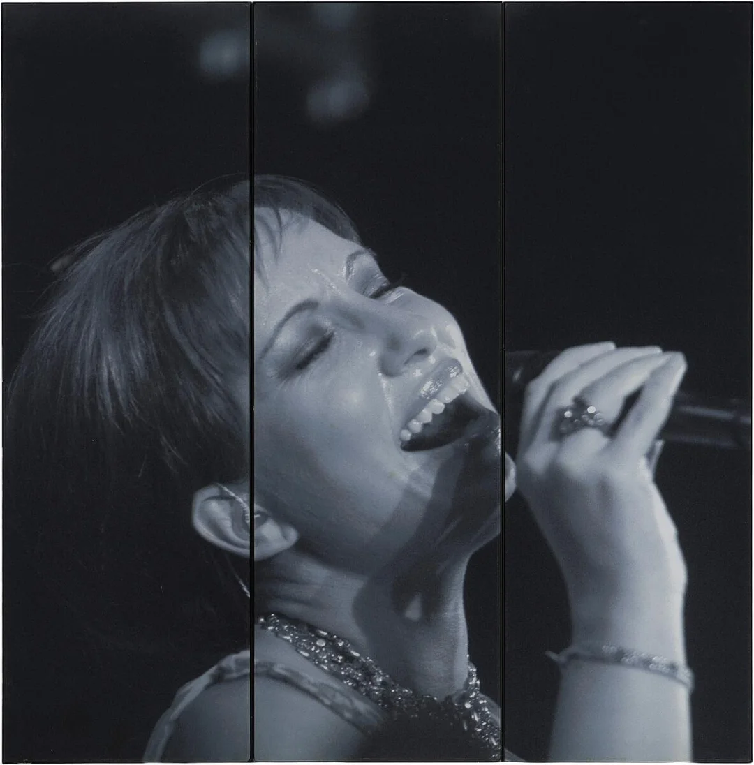 Jan Persson: “Lisa Nilsson”. Triptych. Unsigned. Photostat. Each 140×50 cm. (140×150 cm. in total) (3) — Collector's items/Memorabilia — Bruun Rasmussen