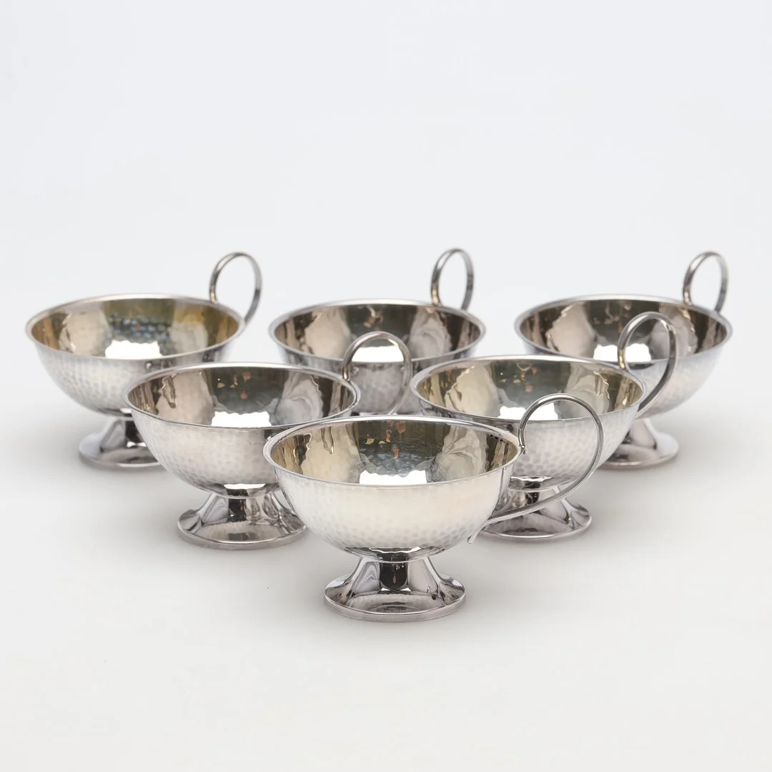 PUNSCHMUGGAR, silver, vikt ca 180 gram. — Silver — Borås Auktionshall