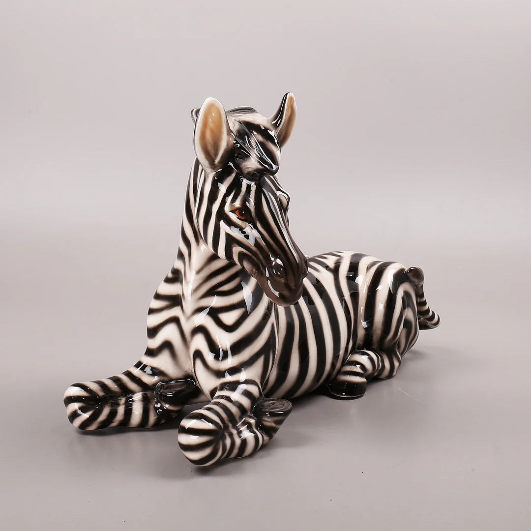 FIGURIN, Zebra, Ronzan, Italien, 1900/2000-tal. — European — Växjö Auktionskammare