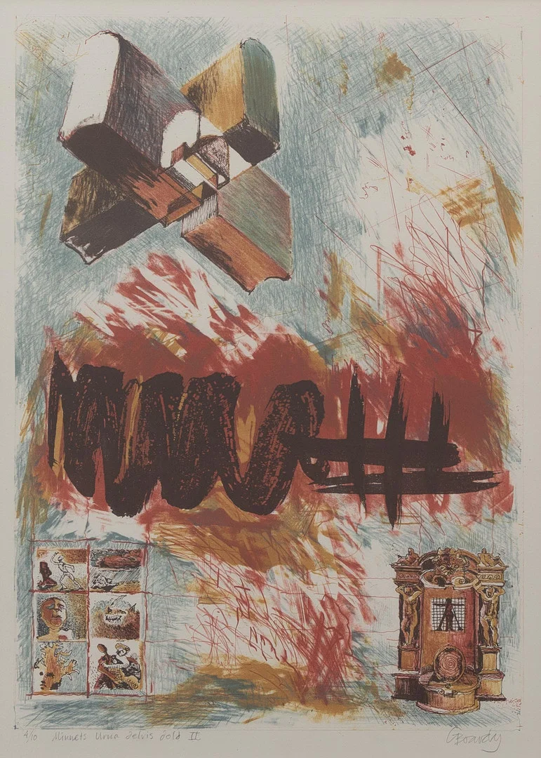 GÖRAN BOARDY (FÖDD 1952). Betitlad, litografi nr 4/10, signerad. — Engravings & Prints — Garpenhus Auktioner