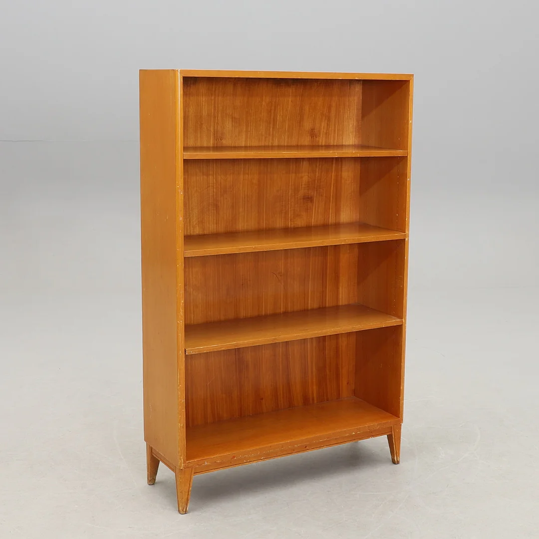 BOKHYLLA, 1900-talets mitt. — Cupboards, Cabinets & Shelves — Crafoord Auktioner Malmö