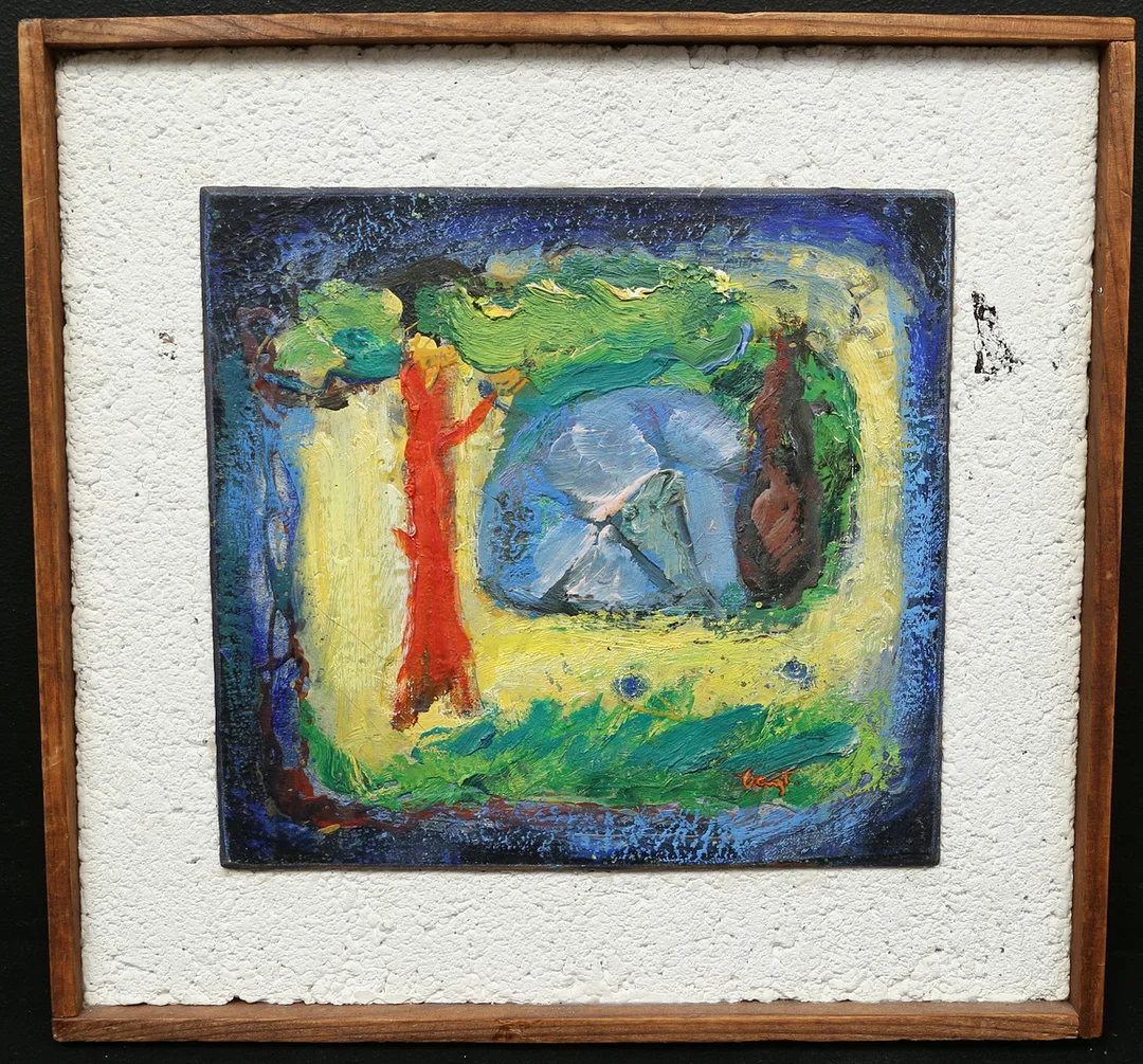BENGT ERICSON. olja på pannå, signerad Bengt. — Paintings — Gomér & Andersson Linköping