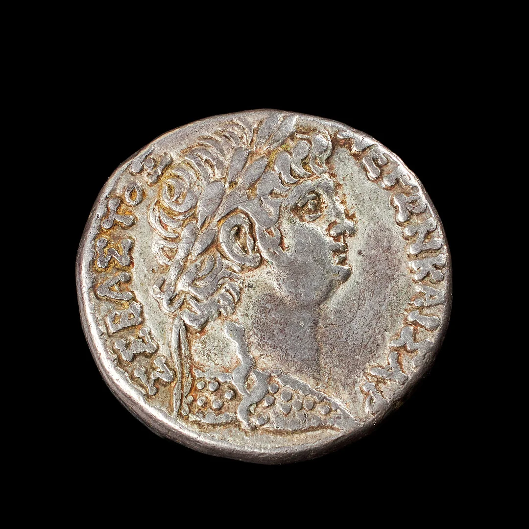 SILVERMYNT, romerskt, Nero, tetradrakma präglad 63 i Antiokia. — Coins & Banknotes — Stockholms Auktionsverk Sickla