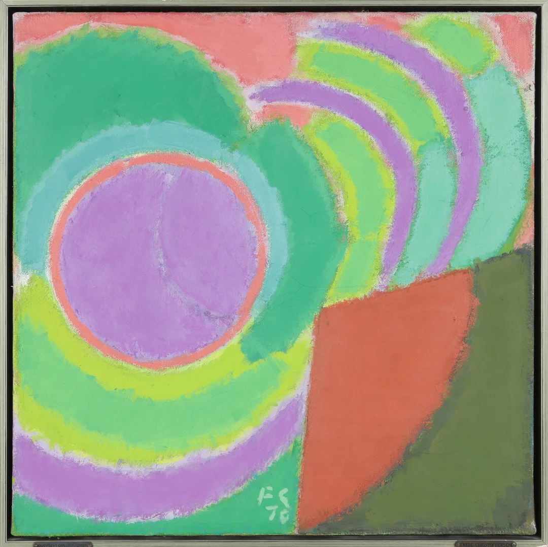 Frede Christoffersen. 'Evening July 70' — Paintings and sculptures/Modern pictorial arts — Lauritz