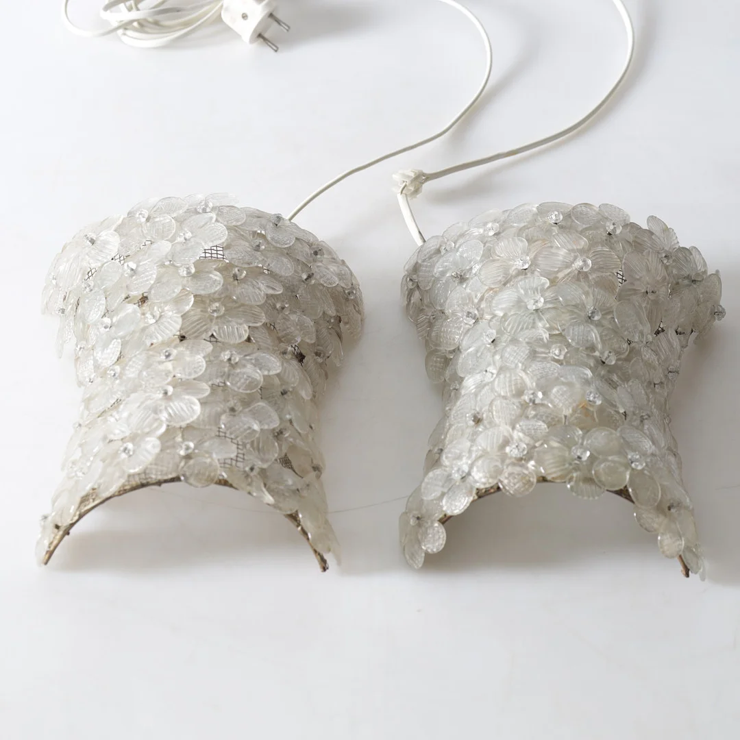 VÄGGLAMPOR, 1 par, 1900-tal. — Wall Lights — Gomér & Andersson Nyköping