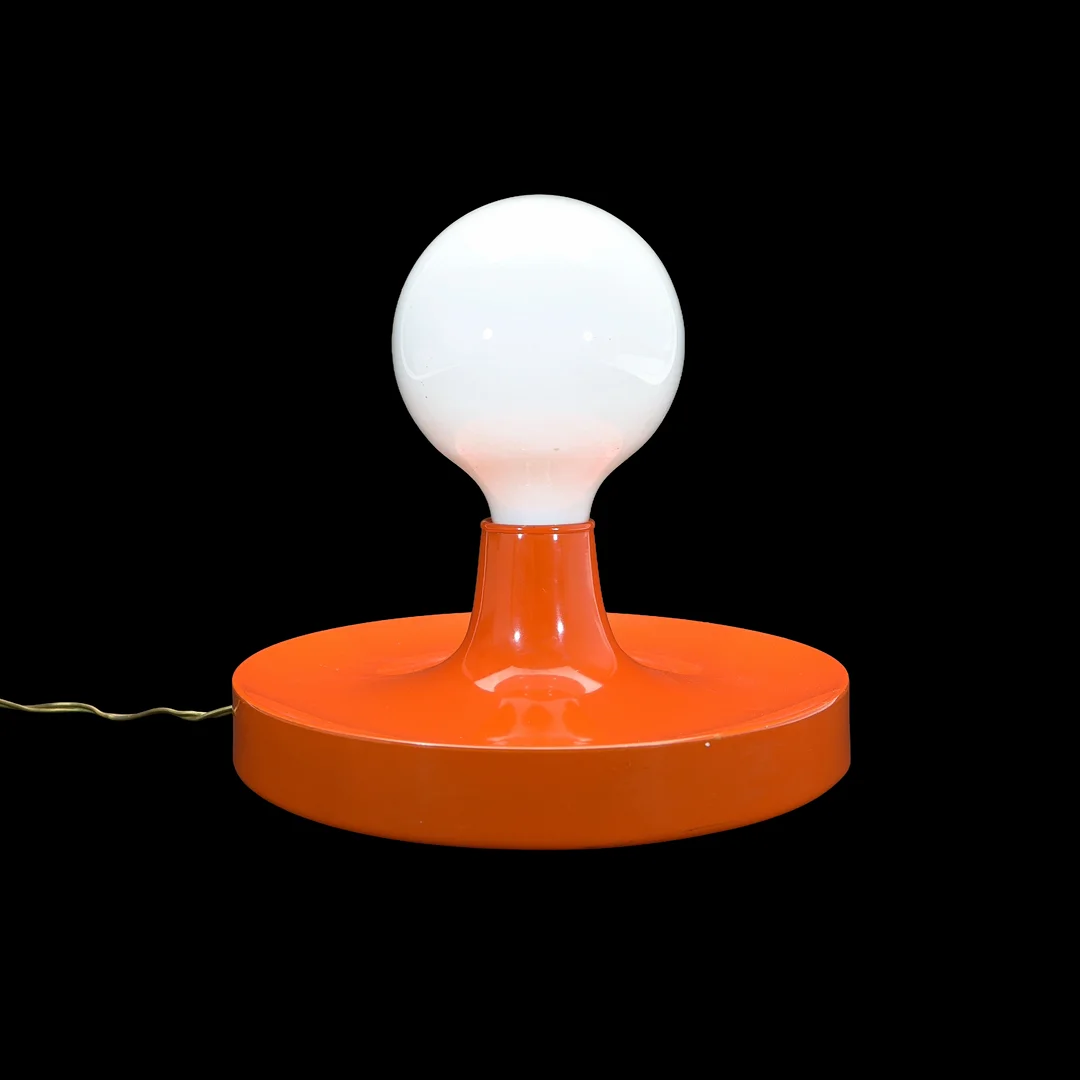 1970s CHARLOTTE PERRIAND FOR STAFF LEUCHTEN, "DISC" TABLE LAMP. — Table Lamps — Young's Auctions