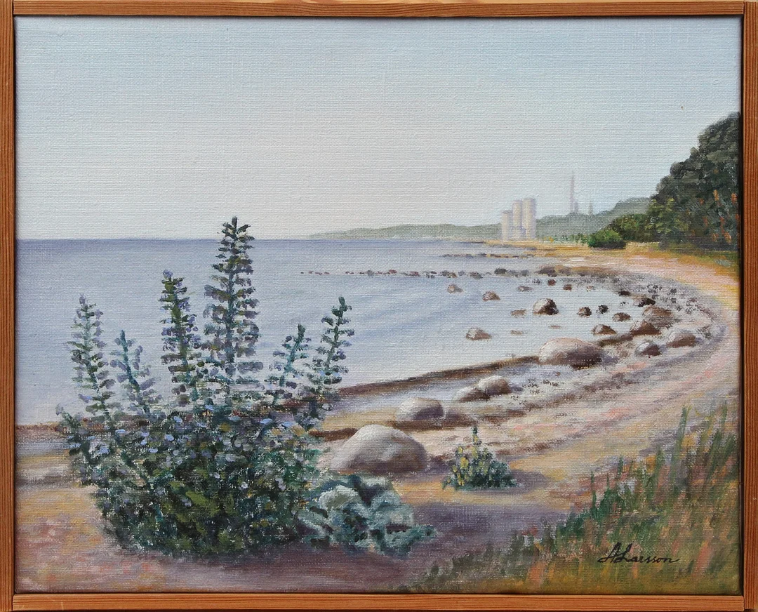 ANITA LARSSON. OLJA, på duk, signerad. — Paintings — Kalmar Auktionsverk