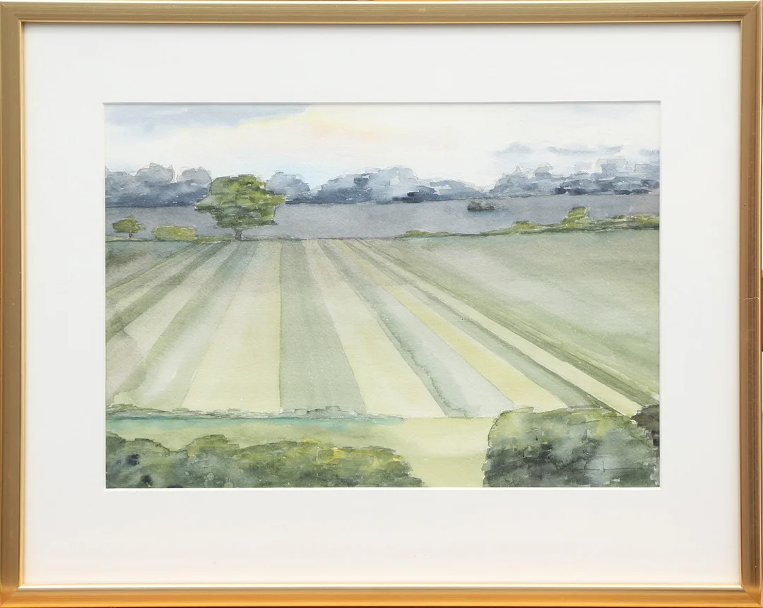 OIDENTIFIERAD KONSTNÄR. AKVARELL, signerad. — Paintings — Kalmar Auktionsverk