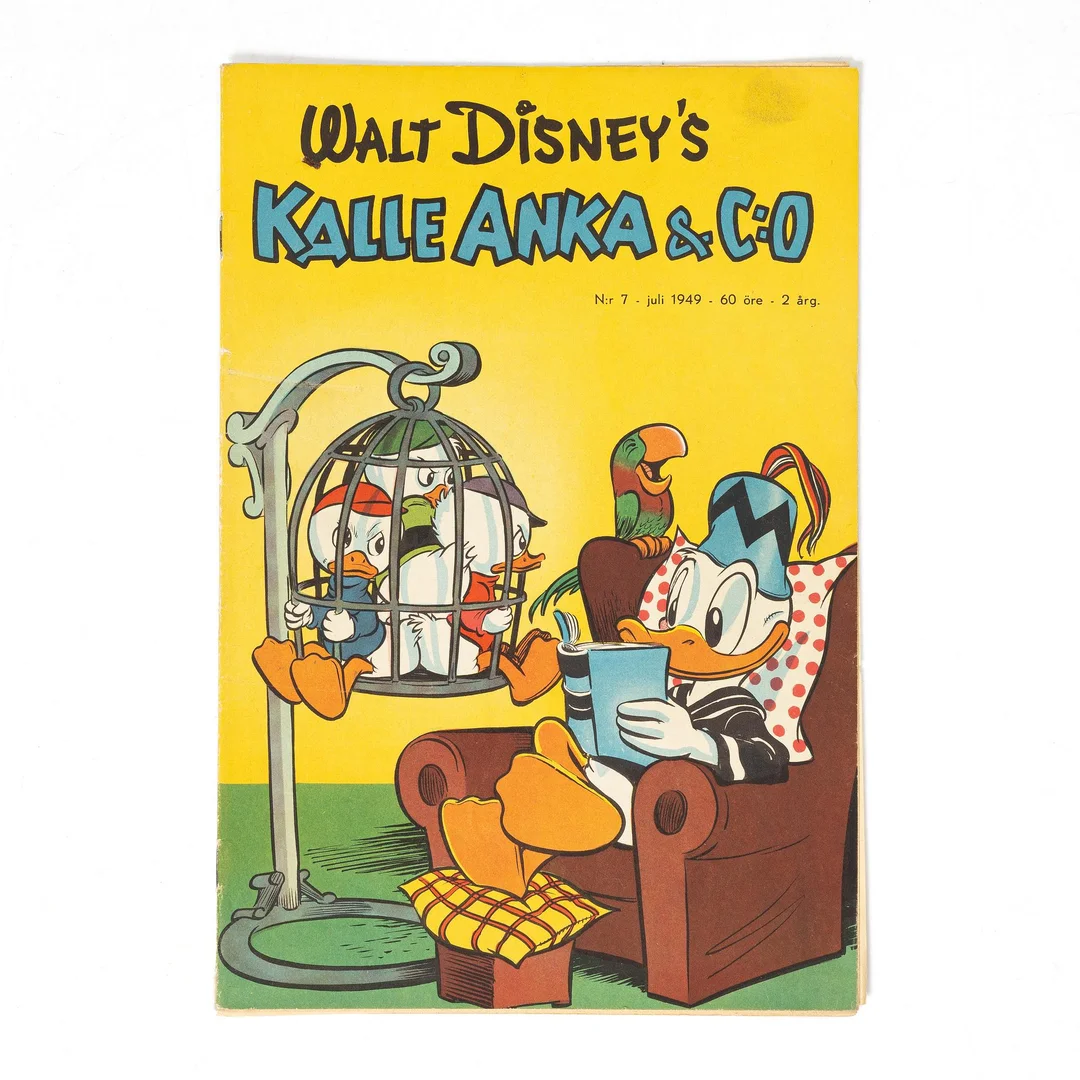 Serietidning, Kalle Anka & Co, nr 7, 1949. — Samlarföremål/Övrigt — Bukowskis