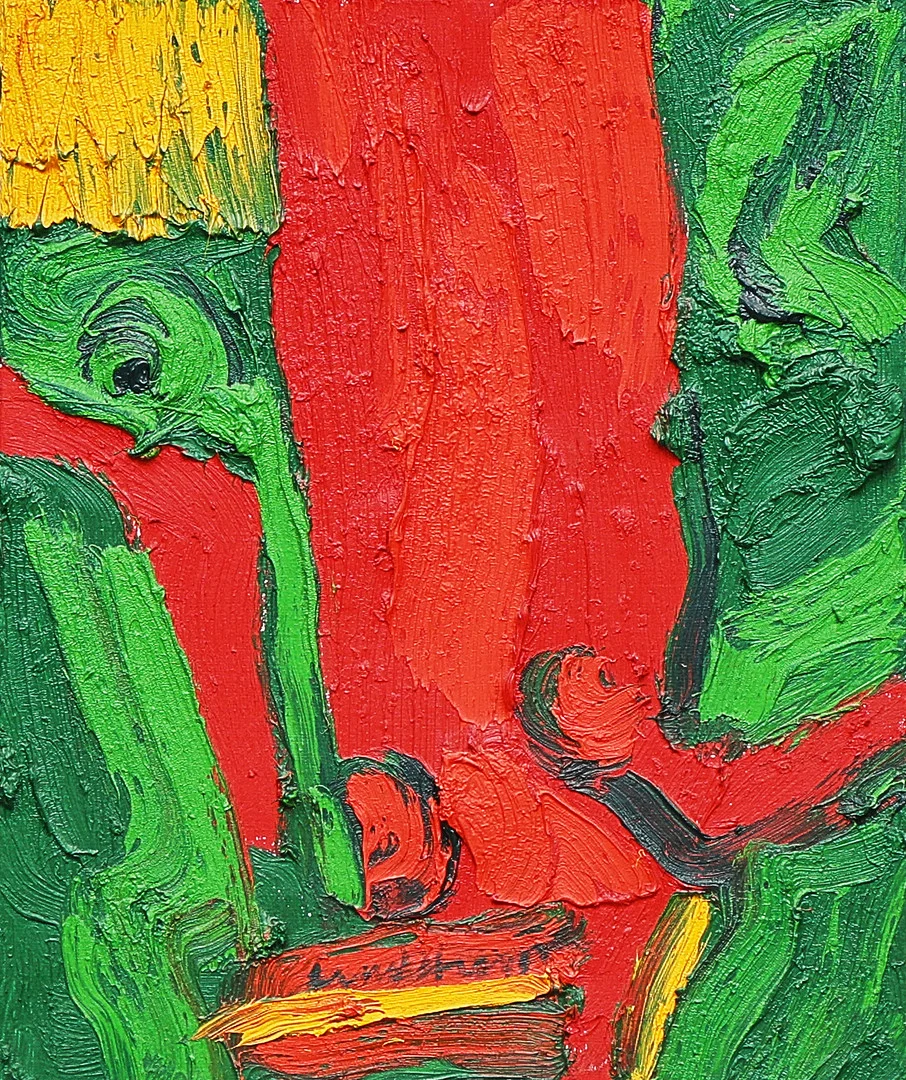 BENGT LINDSTRÖM. Oljemålning "Apres lámour, dans le bois", signerad. — Paintings — Metropol Auktioner