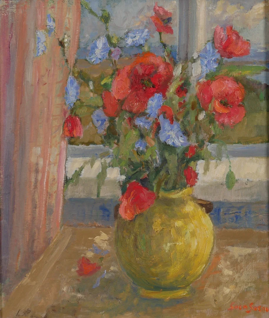 SVEN SVENSSON. Stilleben, olja på duk, signerad Sven Svensson. — Paintings — Auktionsfirma Kenneth Svensson i Kalmar