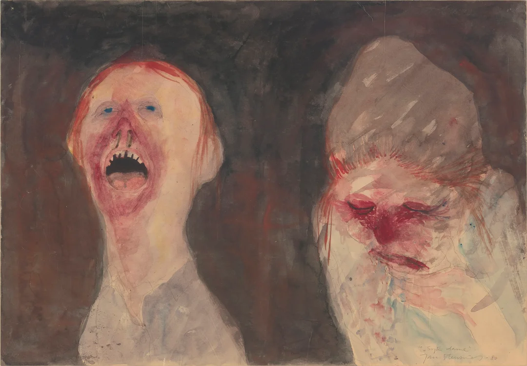 Stensrud, Jan — "Syk dame" 1980 — Kunst/Øvrig billedkunst — Blomqvist