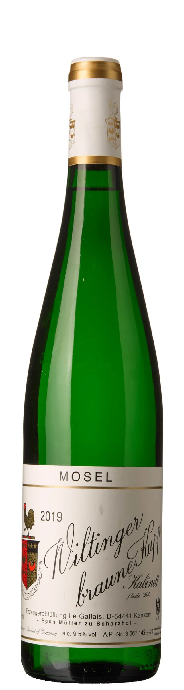 1 x Wiltinger Braune Kupp Riesling Kabinett 2019, Le Gallais / Egon Müller — 1 x Wiltinger Braune Kupp Riesling Kabinett 2019, Le Gallais / Egon Müller — Vin/Vin — Blomqvist