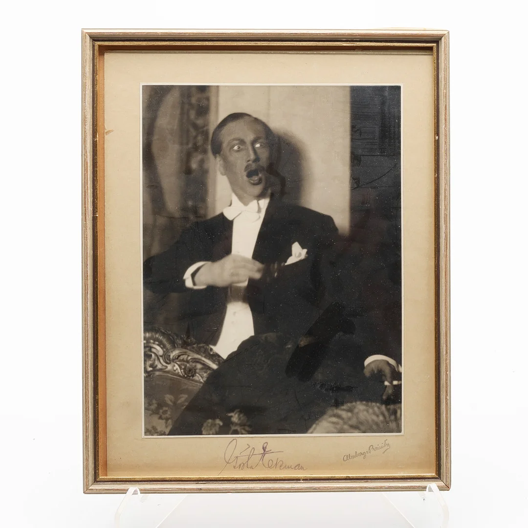 AUTOGRAF. GÖSTA EKMAN D.Ä. (1890-1938). SVENSK SKÅDESPELARE. — Autographs & Manuscripts — Crafoord Auktioner Lund