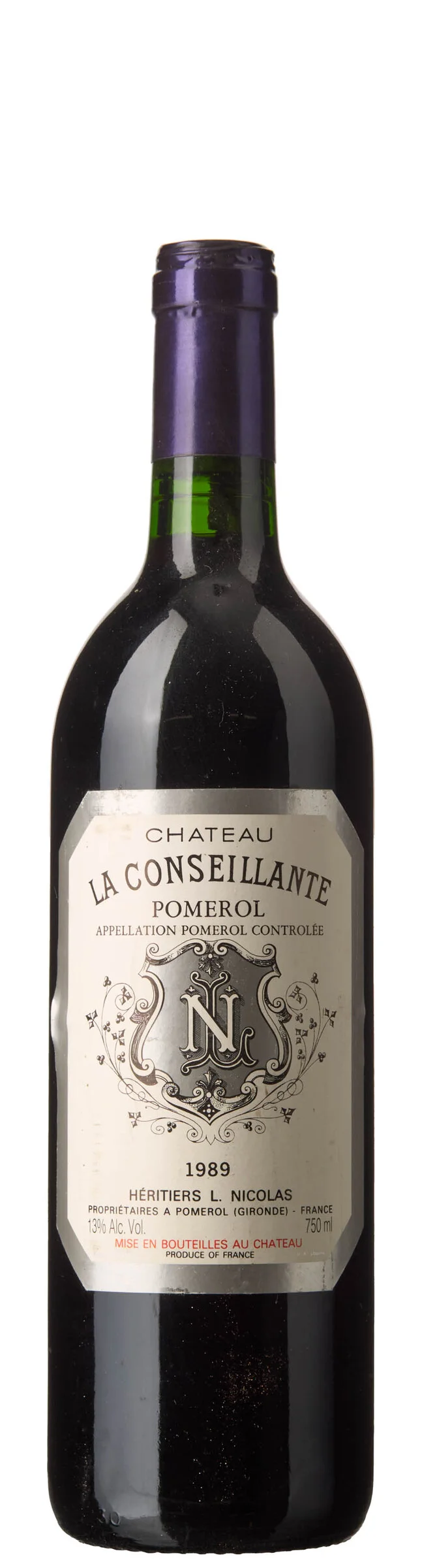 1 x Chateau La Conseillante 1989 — 1 x Chateau La Conseillante 1989 — Vin/Vin — Blomqvist
