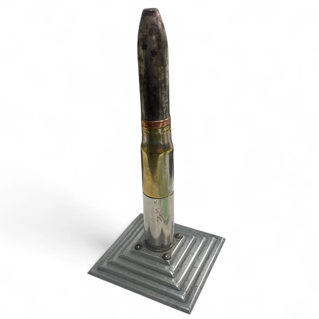 TRENCH ART TABLETOP LIGHTER. — Other — Griffin’s Auctioneers