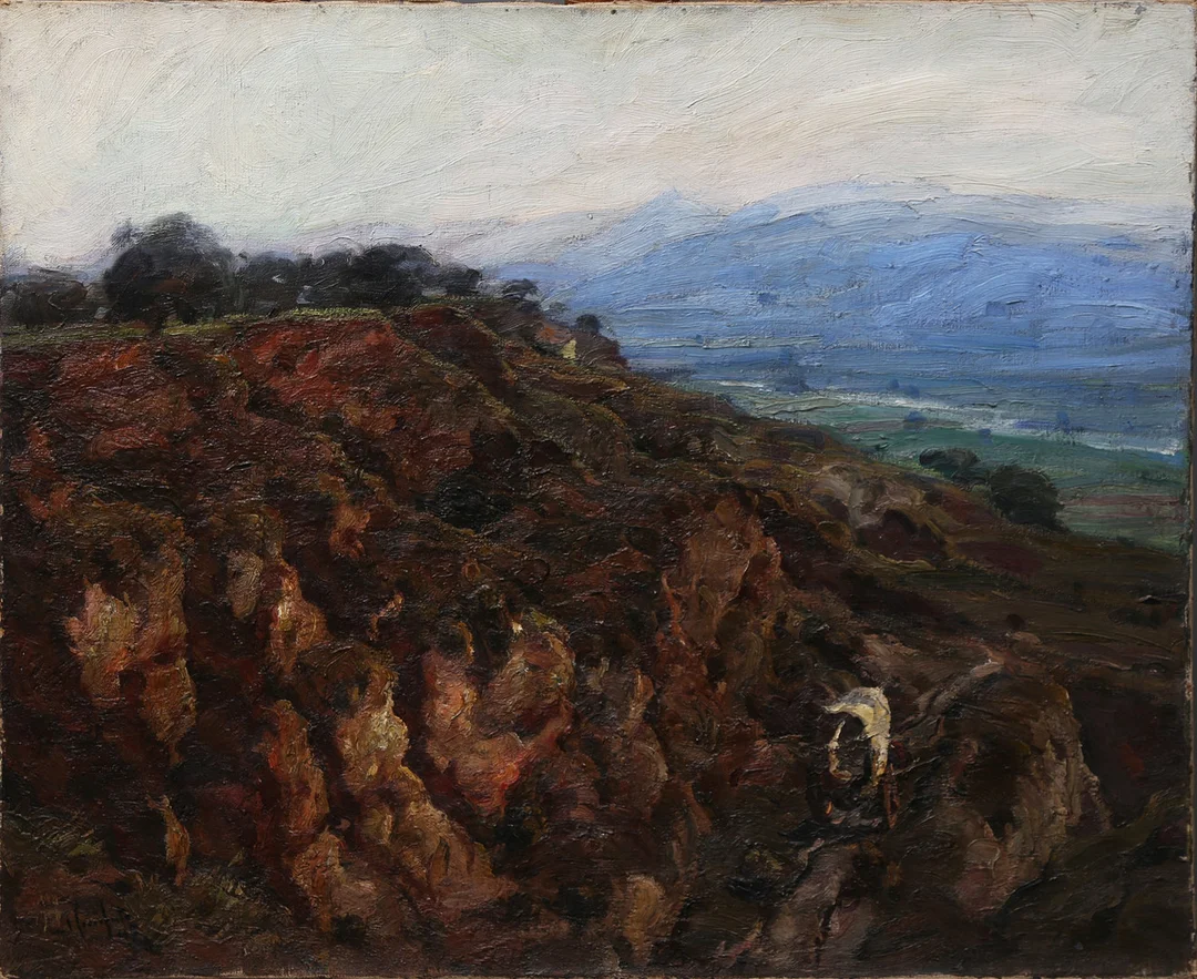 JOSEP SERRASANTA. Landscape. — Paintings — Balclis