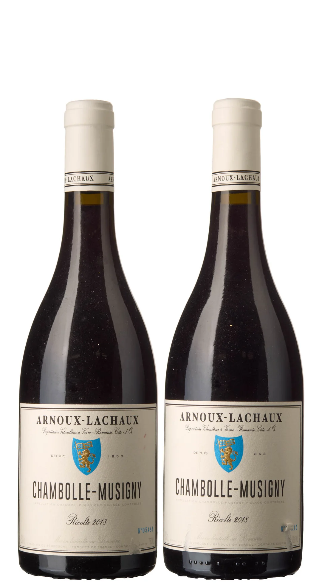 2 x Chambolle-Musigny 2018, Arnoux-Lachaux — 2 x Chambolle-Musigny 2018, Arnoux-Lachaux — Vin/Vin — Blomqvist