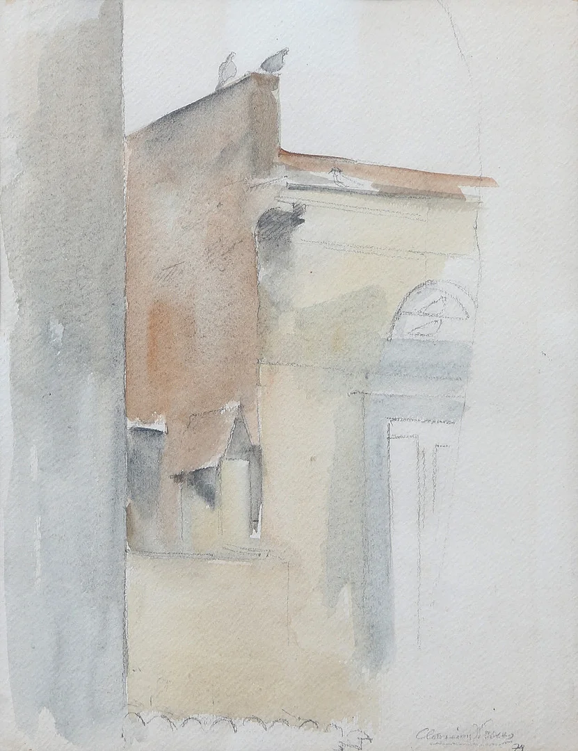 CLARINA VICENS. Urban view. — Drawings — Balclis